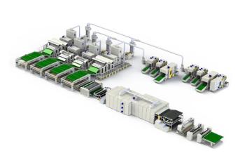 Dây chuyền sản xuất PSF giả lụa HJ